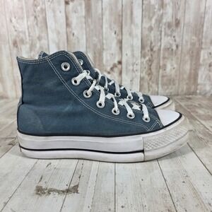 Converse Chuck Taylor All Star Platform High Top Navy Blue Sneakers womens 7